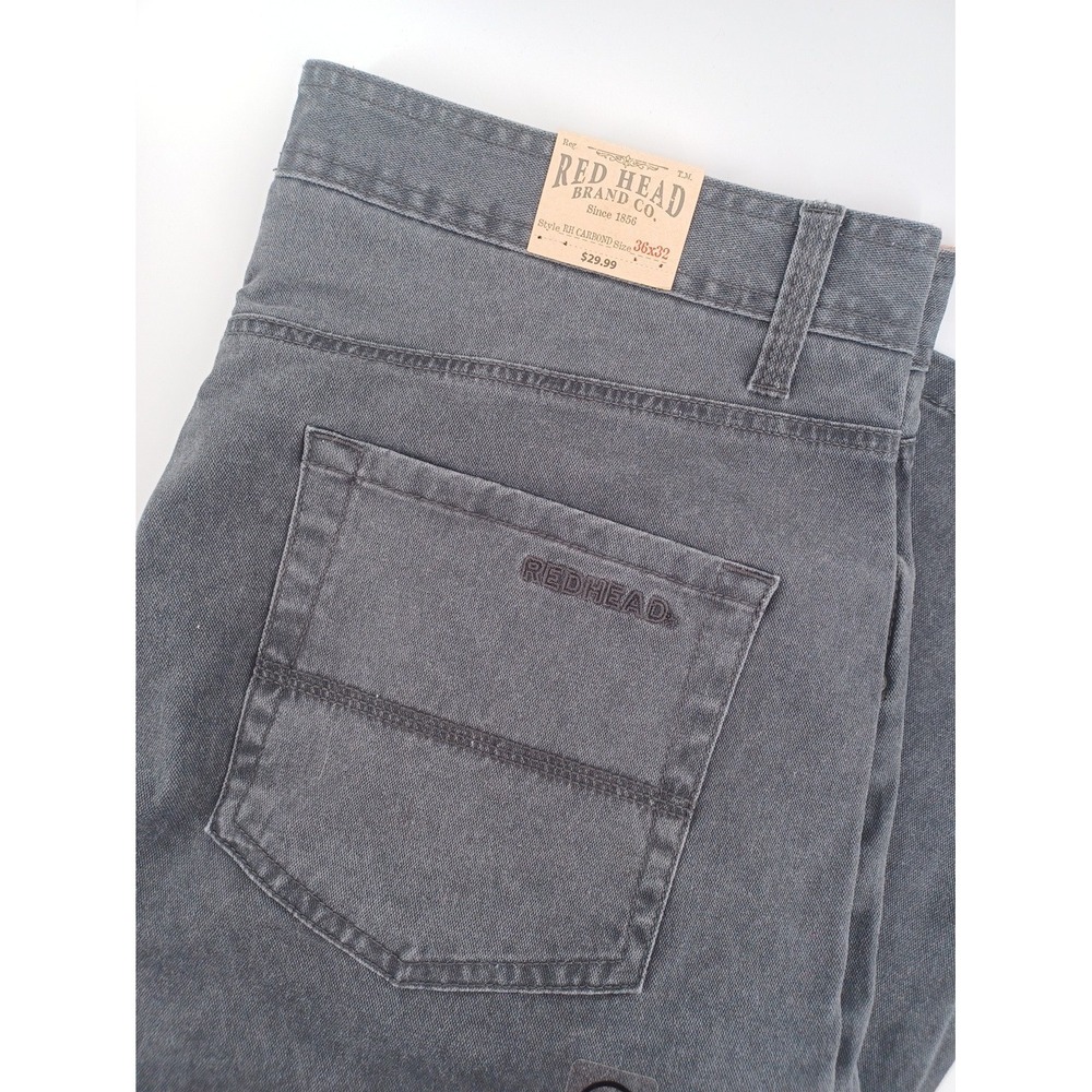 Redhead Carbond Mens Black Flex Fit 36x32 NWT